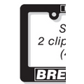 Plastic License Plate Frames w/ Direct Imprint (1"x10" Panel)